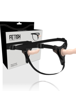 FETISH SUBMISSIVE HARNESS - FLESH SILICONE G-SPOT 12.5 CM