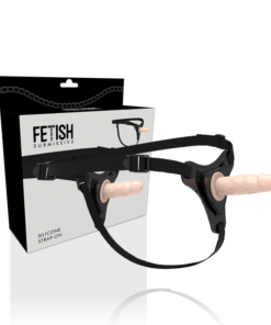 FETISH SUBMISSIVE HARNESS - FLESH REALISTIC SILICONE 12.5 CM