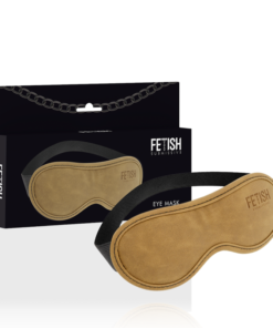 FETISH SUBMISSIVE ORIGEN - VEGAN LEATHER MASK WITH NEOPRENE LINING