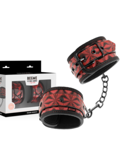 BEGME - RED EDITION PREMIUM HANDCUFFS WITH NEOPRENE LINING