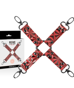 BEGME - RED EDITION PREMIUM VEGAN LEATHER HOG TIE