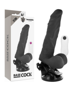 BASECOCK REALISTIC BENDABLE REMOTE CONTROL BLACK 21 CM