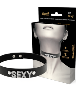 COQUETTE CHIC DESIRE - SEXY VEGAN LEATHER CHOKER