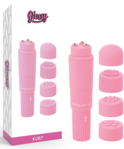 GLOSSY - KURT POCKET MASSAGER PINK
