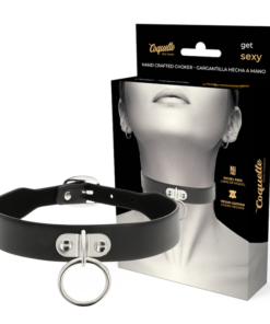 COQUETTE CHIC DESIRE - VEGAN LEATHER NECKLACE WOMAN FETISH ACCESSORY