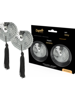 COQUETTE CHIC DESIRE - NIPPLE COVERS SILVER