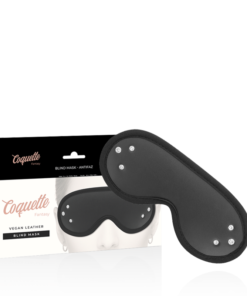 COQUETTE CHIC DESIRE - FANTASY VEGAN LEATHER BLIND MASK WITH NEOPRENE LINING