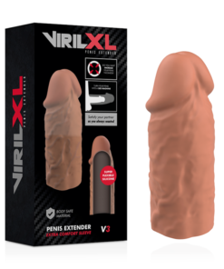 VIRILXL - LIQUID SILICONE V3 BROWN PENIS EXTENSION