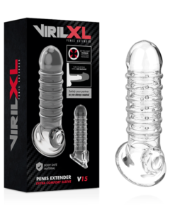 VIRILXL - PENIS EXTENSION AND SHEATH V15 TRANSPARENT