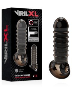 VIRILXL - PENIS EXTENSION AND SHEATH V15 BLACK