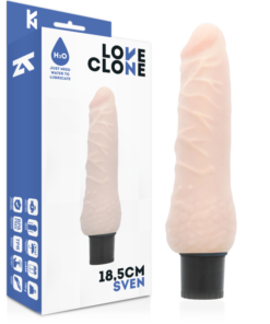 LOVECLONE - SVEN SELF LUBRICATION VIBRATOR 18.5 CM -O- 3.3 CM