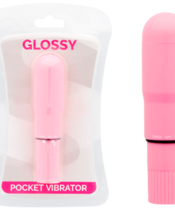 GLOSSY - POCKET VIBRATOR PINK