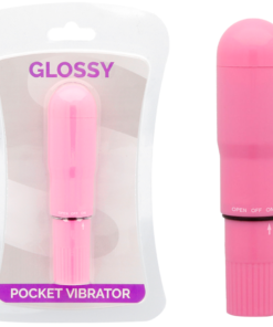 GLOSSY - POCKET VIBRATOR DEEP ROSE