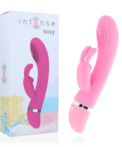 INTENSE - SUSY OSCILLATING VIBRATOR SILICON RABBIT PINK