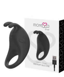 MORESSA - BRAD PREMIUM SILICONE RECHARGEABLE BLACK