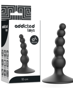 ADDICTED TOYS - ANAL SEXUAL PLUG 10 CM BLACK