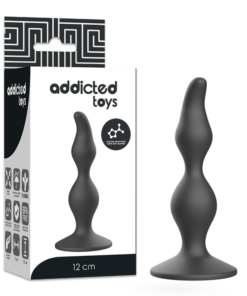 ADDICTED TOYS - ANAL SEXUAL PLUG 12 CM BLACK