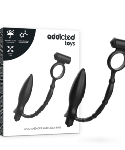 ADDICTED TOYS - ANAL PLUG WITH VIBRATORY RING