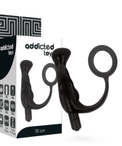 ADDICTED TOYS - VIBRATOR PROST TICO BLACK 10 CM