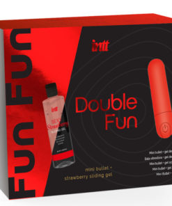 INTT RELEASES - DOUBLE FUN KIT WITH VIBRATING BULLET AND STRAWBERRY MASSAGE GEL