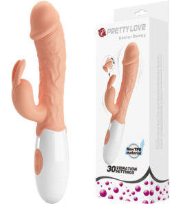 PRETTY LOVE - EASTER BUNNY VIBRATOR WITH STIMULATOR
