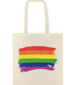 PRIDE - COTTON LGBT FLAG BAG