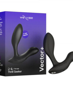 WE-VIBE - VECTOR+ BLACK PROSTATE MASSAGER