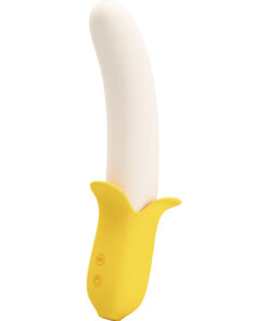 PRETTY LOVE - BANANA GEEK SUPER POWER 7 VIBRATIONS UPDOWN SILICONE BLACK
