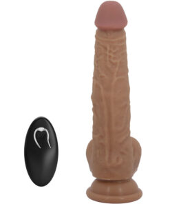 PRETTY LOVE - JONATHAN SILICONE DILDO 3 VIBRATIONS + 3 INSERTION MEASUREMENTS REMOTE CONTROL 21 CM