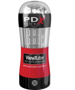 PDX ELITE - STROKER VIEWTUBE MASTURBATOR CONTROL TRANSPARENT STIMULATING WAVES