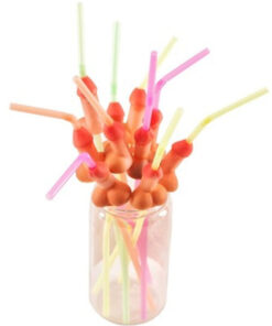 DIABLO PICANTE - BAG OF 10 NATURAL PENIS STRAWS