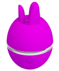 PRETTY LOVE - GEMINI BALL PURPLE ROUND SILICONE VIBRATOR