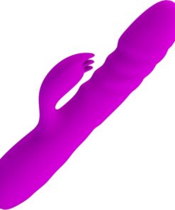 PRETTY LOVE - MELANIE PURPLE RECHARGEABLE RABBIT VIBRATOR