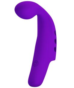 PRETTY LOVE - GORGON PURPLE RECHARGEABLE FINGER VIBRATOR
