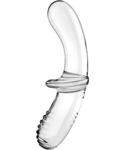 SATISFYER - DOUBLE CRYSTAL DILDO TRANSPARENT
