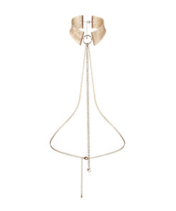 BIJOUX - DÉSIR MÉTALLIQUE GOLDEN METALLIC NECKLACE