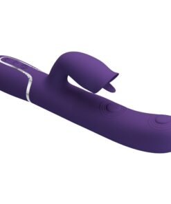 PRETTY LOVE - RABBIT VIBRATOR WITH LICKING PURPLE
