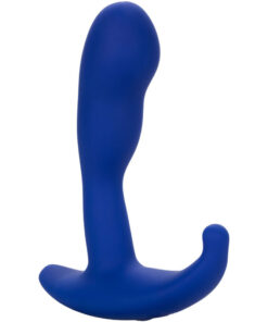 CALEXOTICS - ADMIRAL CURVED ANAL STIMULATOR  VIBRATOR BLUE