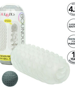 CALEXOTICS - BOUNDLESS REVERSIBLE SQUISHY BALL STROKE YELLOW