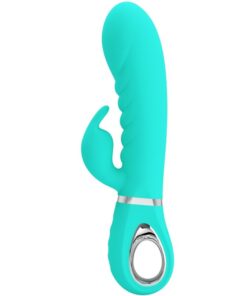 PRETTY LOVE - PRESCOTT MULTIFUNCTION G-SPOT VIBRATOR AQUA GREEN