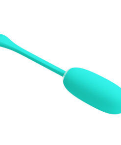 PRETTY LOVE - JULIUS WATERPROOF-RECHARGEABLE VIBRATING EGG AQUA GREEN