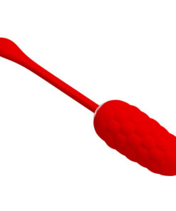 PRETTY LOVE - VIBRATING EGG WITH RED RECHARGEABLE MARINE TEXTURE