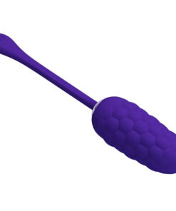 PRETTY LOVE - VIBRATING EGG WITH PURPLE RECHARGEABLE MARINE TEXTURE