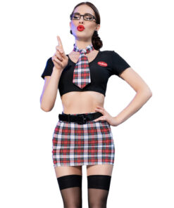 CHILIROSE - CR 4425 DISFRAZ COLEGIALA NEGRO S/M