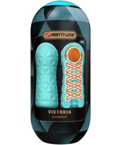 PRETTY LOVE - VICTORIA CASPAR MASTURBATOR AQUA GREEN