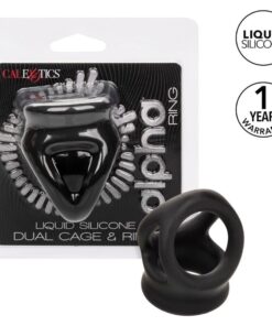 CALEXOTICS - ALPHA DUAL CAGE RING BLACK