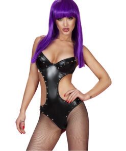 CHILIROSE - CR 3573 BODYSUIT BLACK S/M