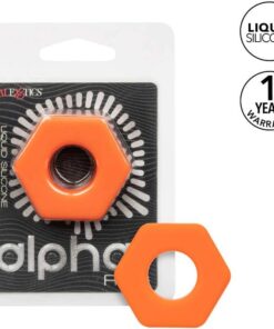 CALEXOTICS - ALPHA PROLONG SEXAGON RING ORANGE