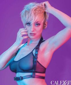 CALEXOTICS - EUPHORIA HALTER BUCKLE HARNESS BLACK