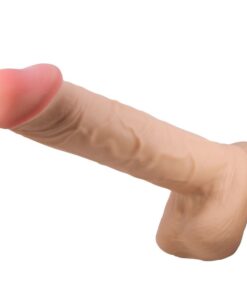 PRETTY LOVE - SLIDING SKIN SERIES REALISTIC DILDO WITH SLIDING SKIN SUCTION CUP FLESH 26 CM